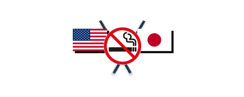 日本とアメリカの禁煙